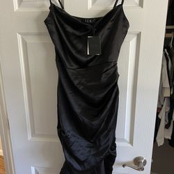 Leau Black Cocktail Dress 