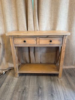 Rustic Farmhouse Console Table / Entryway Table with Drawers- $70 OBO