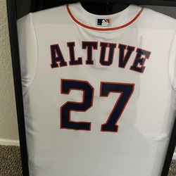 Framed Jose Altuve Jersey
