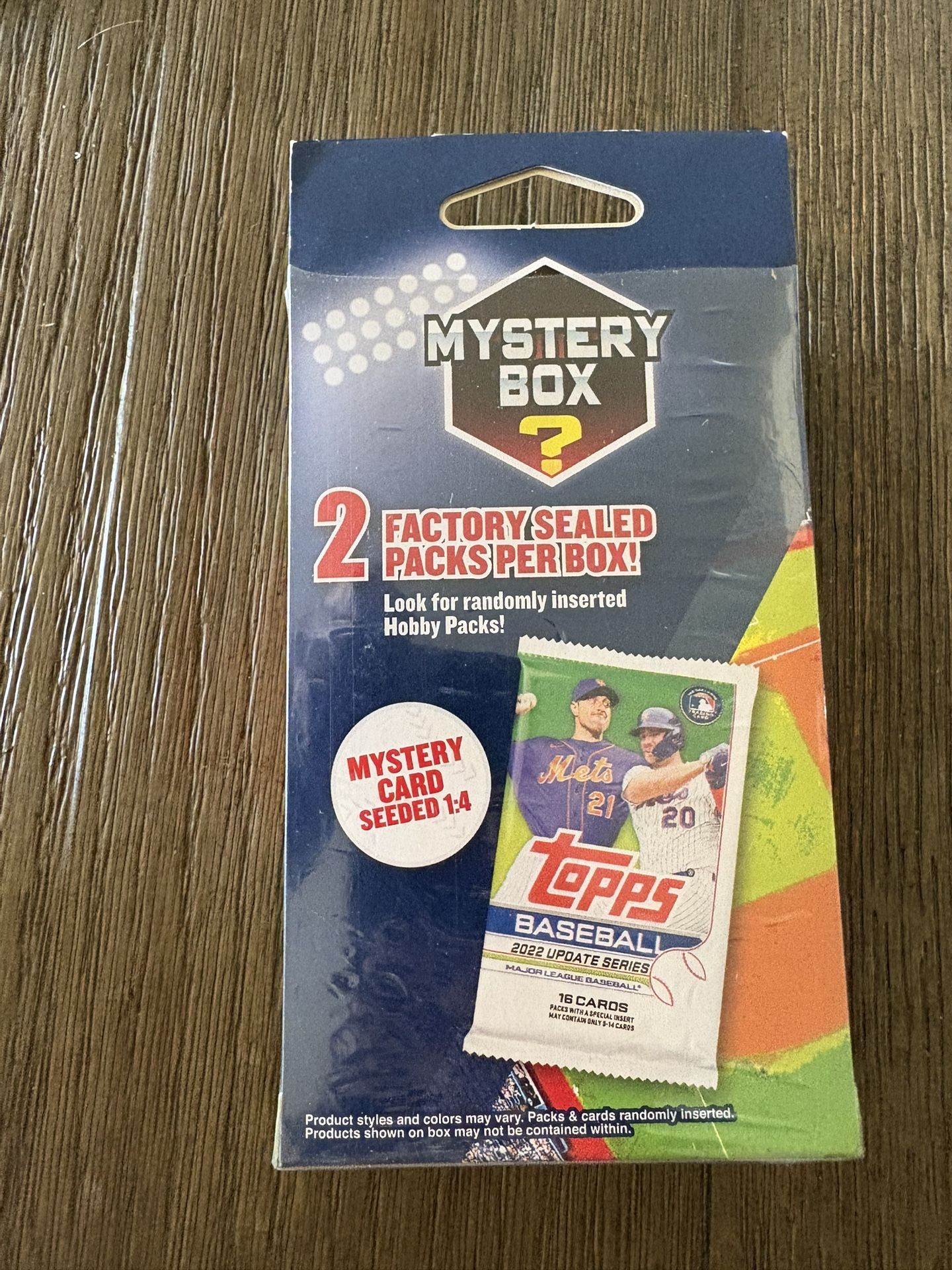 Mystery Box Packaged Cards Topps