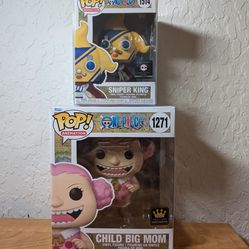 One Piece Funko Pop Bundle – Sniper King & Child Big Mom