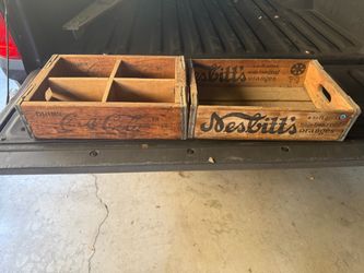 Nesbitts and coca cola crates great shape $30 each