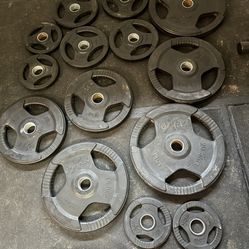 Rubber Olympic Weights 