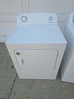 Amana dryer and G.E. washer