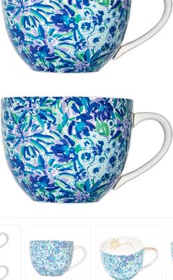 Lilly Pulitzer Mugs X2