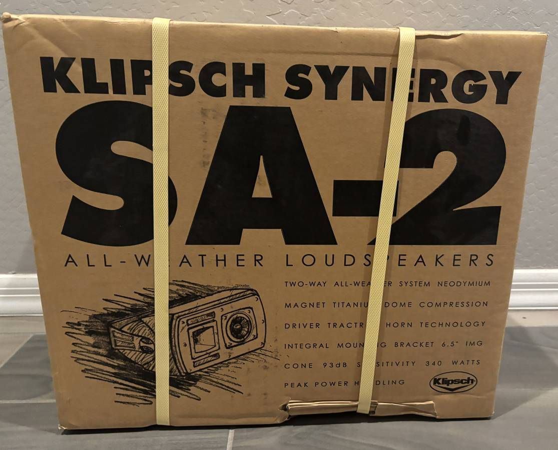Klipsch Synergy SA-2 indoor/outdoor loudspeakers