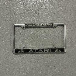 RARE VINTAGE ATARI LICENSE PLATE FRAME 