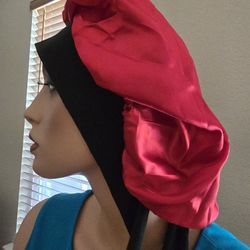 Women's Silk  Casual Silk Bonnet With Long Ribbons  One Size