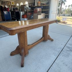 Oak Couch Table