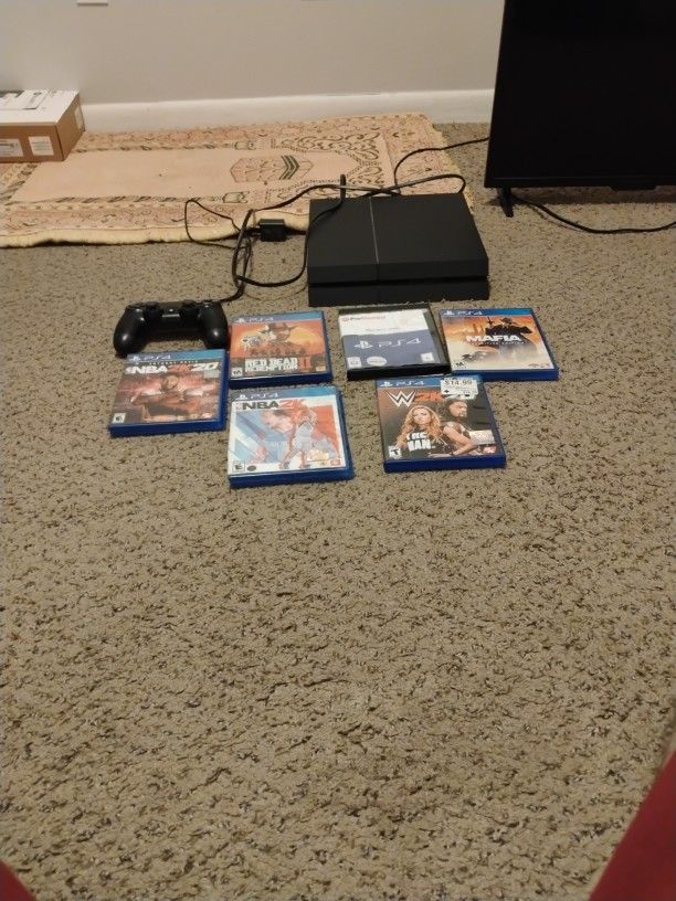 PS4 With Games 