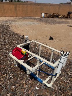 Custom PVC Pipe Fishing Rod Holder Rack