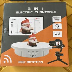 3-1 Electric Rotating Display Stand Turntable 