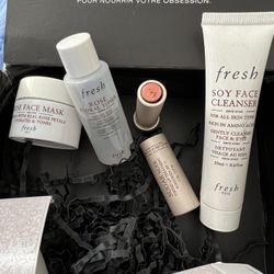 Fresh Forever Fresh Set Rose Face Mask Floral Toner (leaked) Lip (melted) NIB
