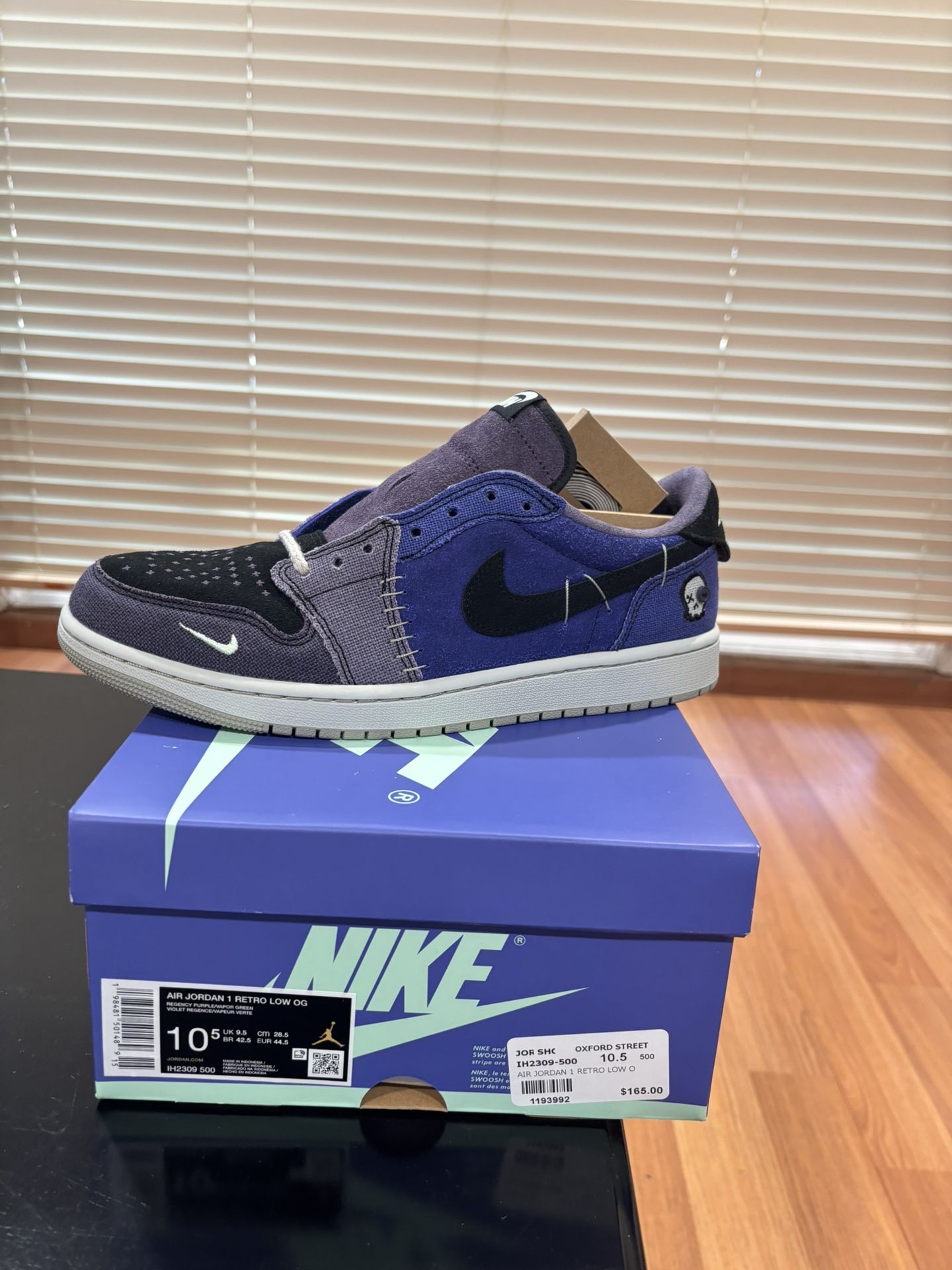 Jordan 1 Retro Low OG Zion , Voodoo  Size 10.5