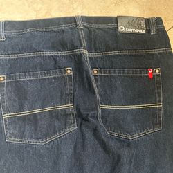 baggy red tab raw denim southpole jeans jeans jean