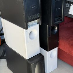 6 Bose Subwoofer, From Diferent Systems , They All Work 