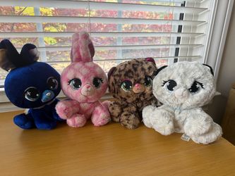 Set of 4 P. Lushes Pets Stuffies