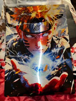 Metal poster of Naruto