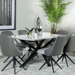 7pc Beautiful dinning room table set