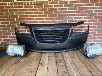 Bumper and headlights Chrysler 300 s 2014