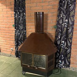 Vintage  Sears Fire Stove/ Fireplace
