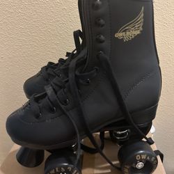 Owlsome High Top Boot Style Soft Faux Leather Roller Skate Adult & Youth Size 3 