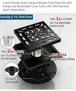 4 Inch Shower Drain