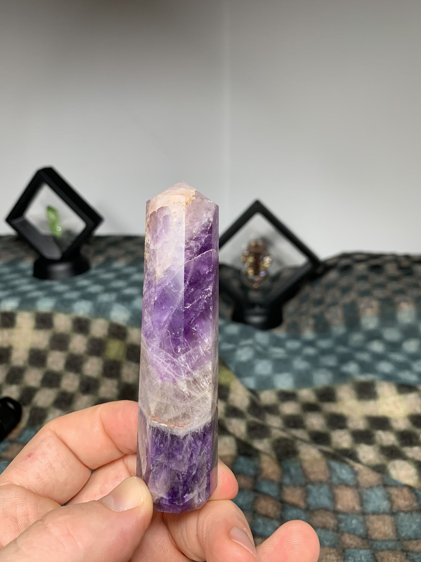 Deep Purp Dream Amethyst Tower-Obelisk