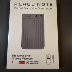 PLAUD NOTE AI Voice Recorder, App Control, Transcribe & Summarize