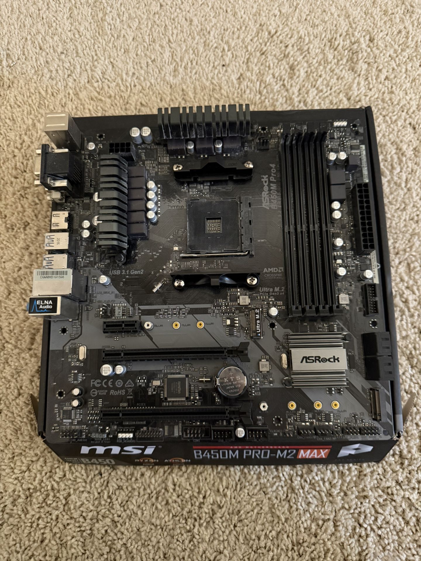 Asrock B450m Pro4