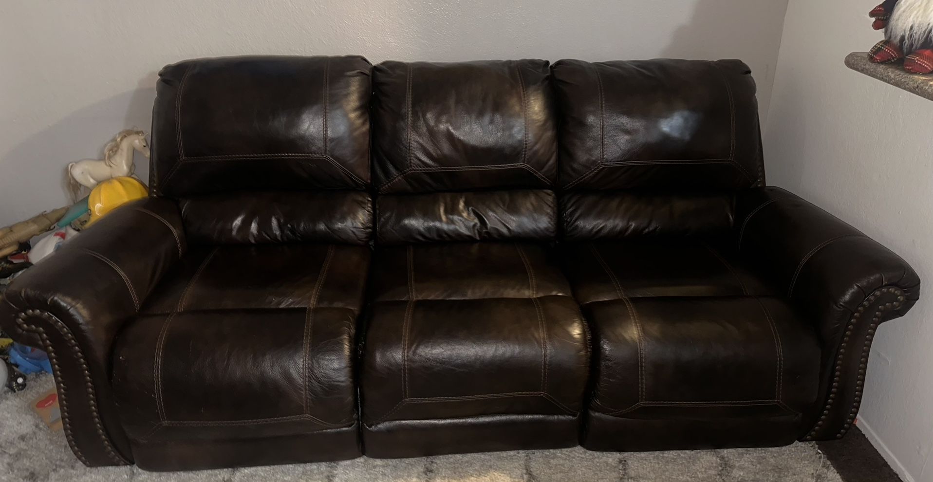 Leather Recliner Couches For Sale 200 for Sale in Bakersfield, CA