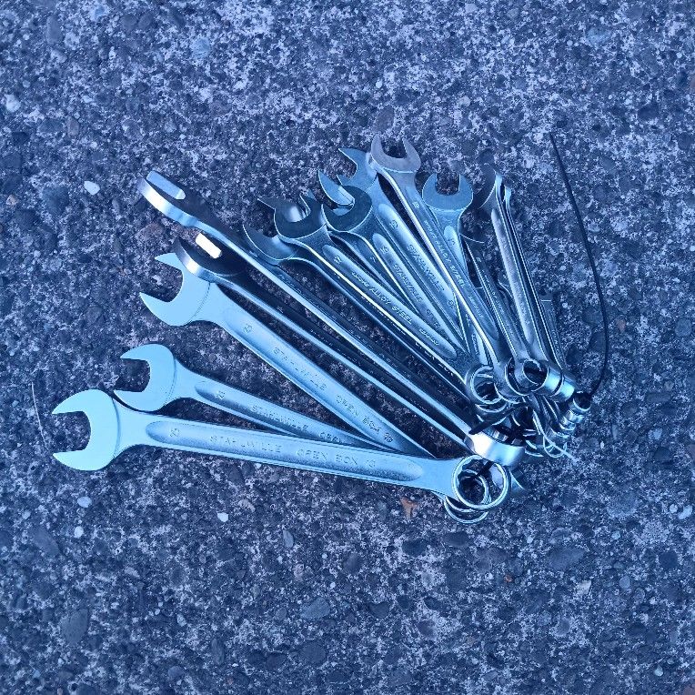 STAHLWILLE 21 Peice 6mm to 26mm 15deg Combo Wrench Set( made in Germany) BMW Mercedes For Pick Up Fremont Seattle. No Low Ball Offers Please. No Trade