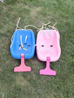 Toddler Bucket Swing Seats Set of 2