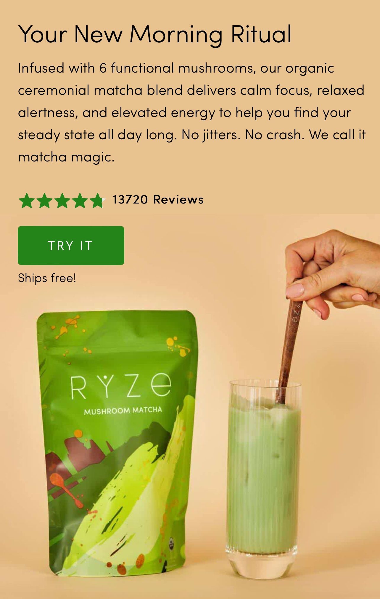 Ryze Matcha Latte