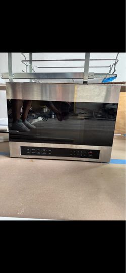 Stainless Steel Over-the-Range Microwave Door Panel