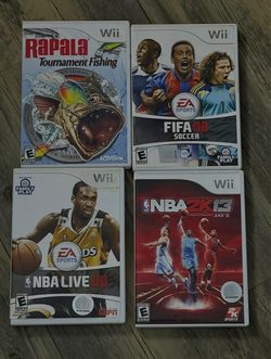 Nintendo Wii Games  – Lot of 4