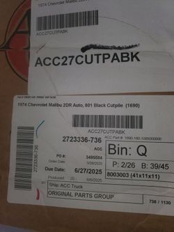 1974 Car Parts Brand New*
