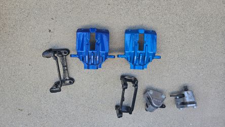 Rears Corvette C4 powder coated blue calipers