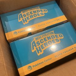 Ascended Heroes Pokemon Center (PKC) ETB - $ Per ETB