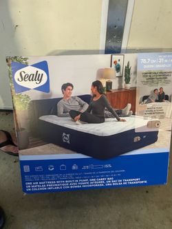 Auto inflate mattress new  sealy