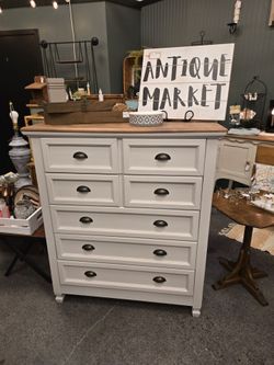 Dresser – Soft white 5 drawer