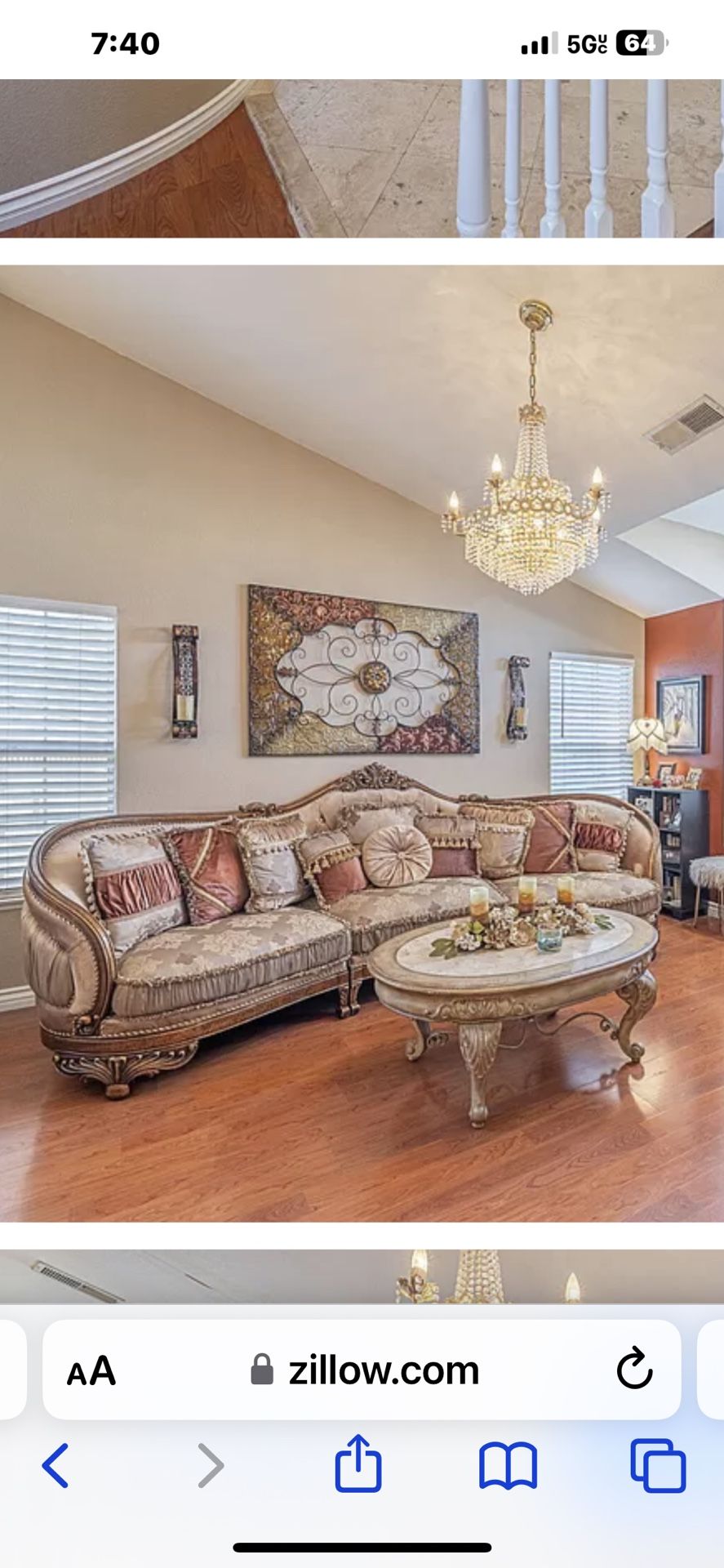 Sectional And 2 Oversized Chairs