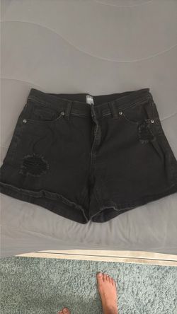 Black Jean shorts by Soho