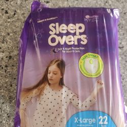 Cuties Sleep Overs Incontinence Protective Underwear, Extra Large, 22 Count