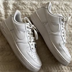White Nike shoes
