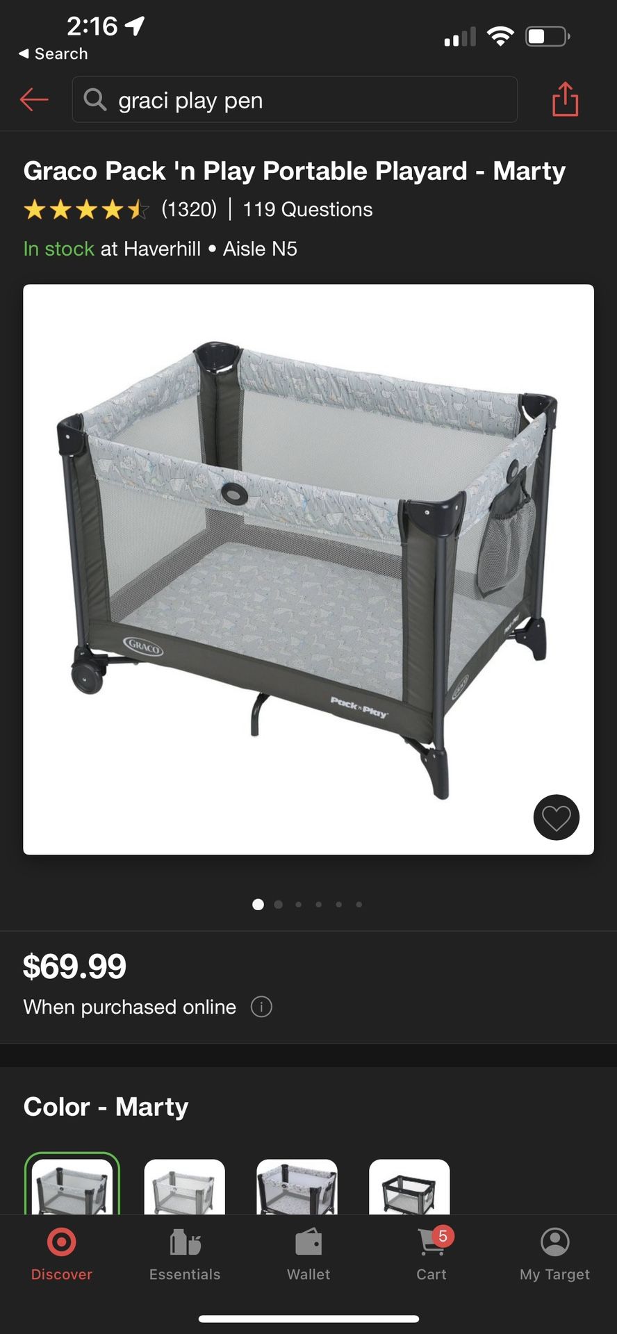 Brown Play pen