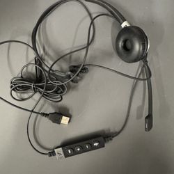 LIKE NEW! Sennheiser Century SC 60 USB ML Monaural Headset Skype Zoom Headphones Call Mic