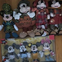 Disney Minnie Mouse  And Mickey Mouse