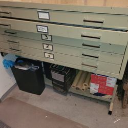 Flat File Drawers with base
