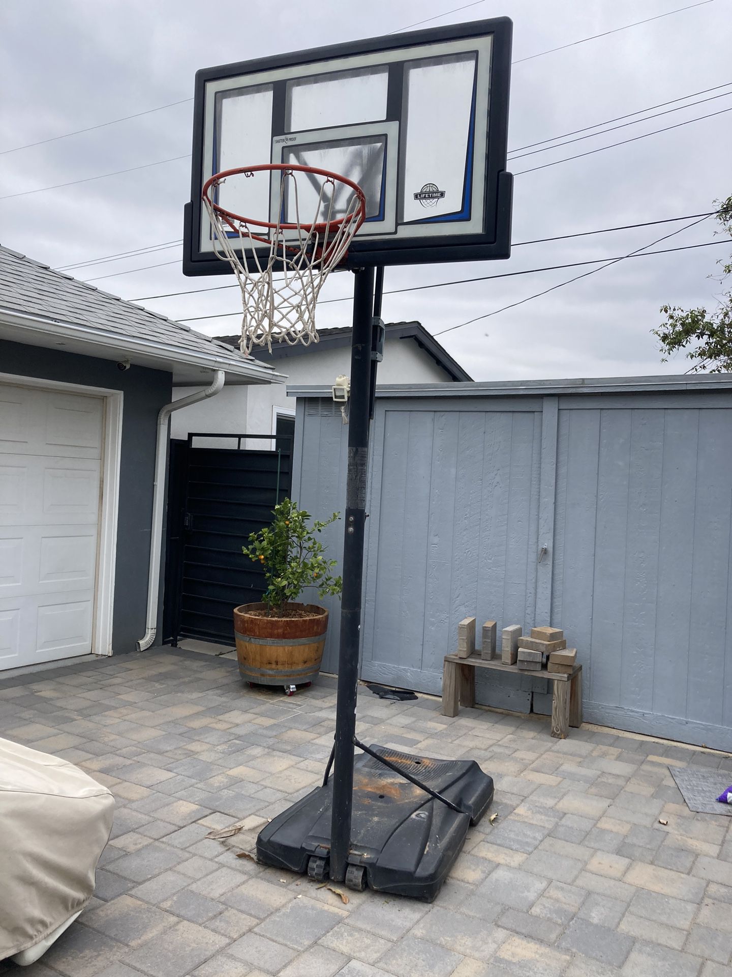 Basketball Hoop Shatter Proof Life Time Adjustable
